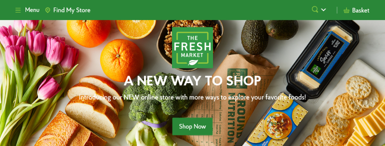 The Fresh Market Goes Live With New Online Store Supermarket News